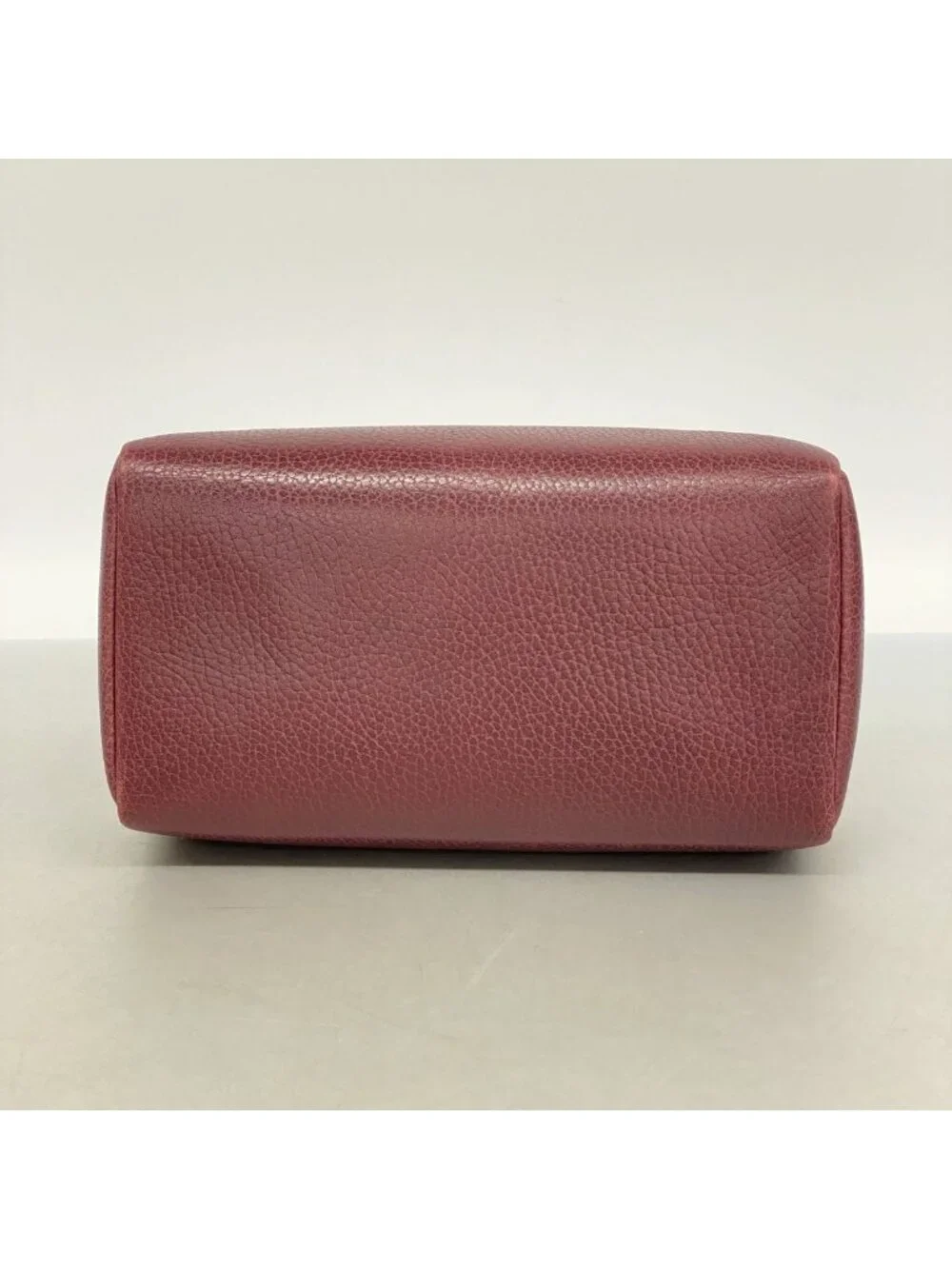 Cartier Vanity Bag Trinity Leather Bordeaux Gold Silver